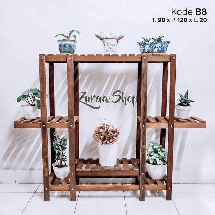 Rak kayu ulin B8