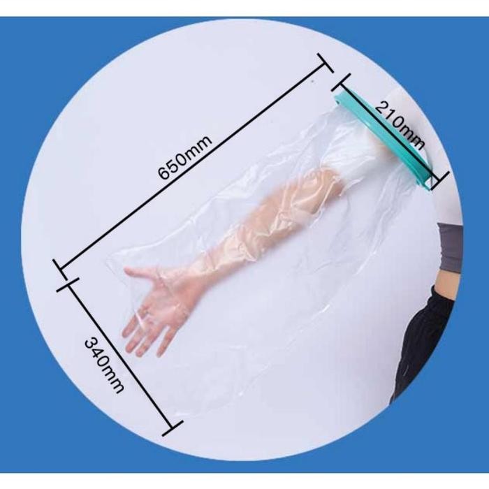 [Promo] Penutup Luka Tahan Air Cover Pelindung Gips Tangan Kaki Lutut Dewasa - Hand