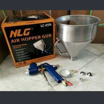 

Spray Gun Tekstur NLG Alat Semprot Cat Vircan semen Resin Nozzle KLEM ALUMINIUM