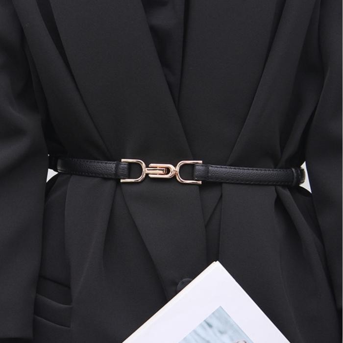 Ikat Ban Pinggang Adjustable HOT TREND A115 Korea Fashion Kulit Gasper Kecil Sabuk Cewe Belt Wanita 