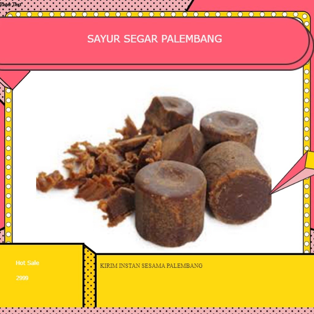 

Gula Merah 500 Gram - Diamond Palembang