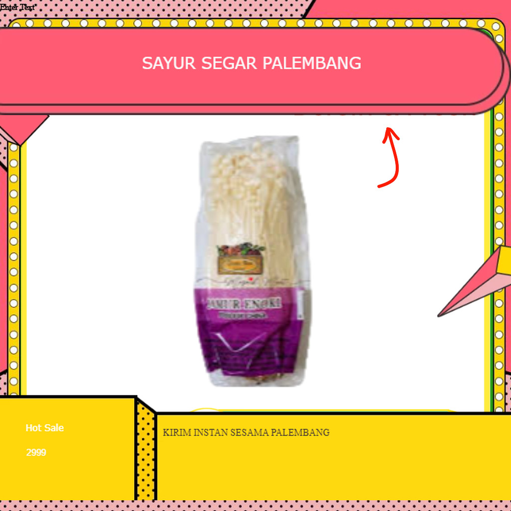 

Jamur Enoki Per Bungkus - Palembang