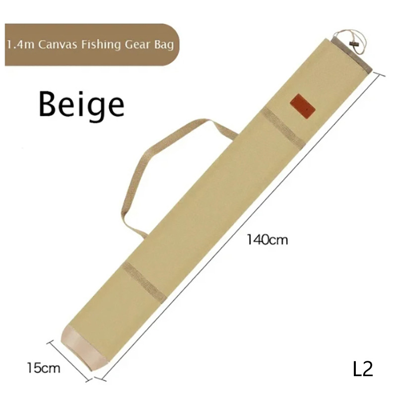 120cm 130cm 150cm Canvas Fishing Bag Waterproof Fishing Rod Umbrella Tackle Gear Storage Case Portab