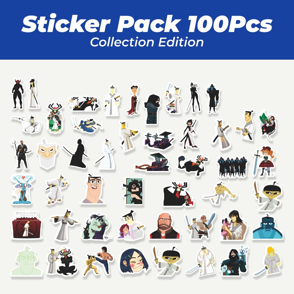 

Hot Sticker Kartun Samurai Jack Sticker Lucu Anti Air Stikers Berperekat Waterproof Sticker Decal Buat Motor Helm Buku Journal Koper Casing HP Laptop Botol Minum