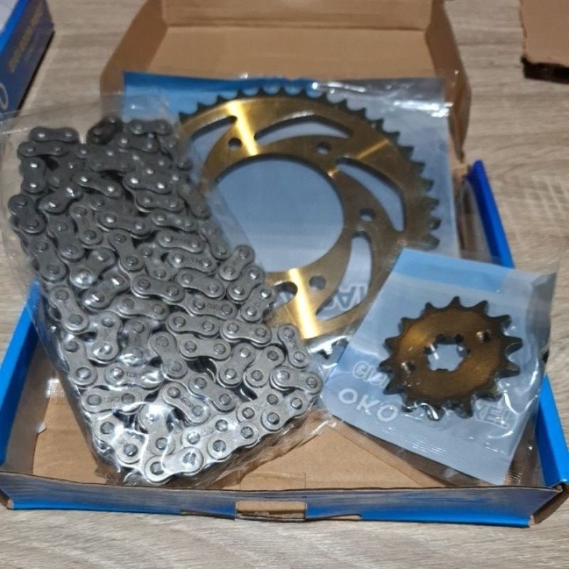 Gear set komplit Vixion Gigi tarik motor yamaha vixion new gir paket set Gir&Rantai