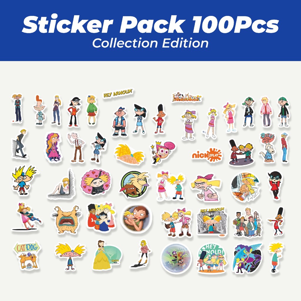 

Hot Sticker Kartun Hey Arnold Sticker Lucu Anti Air Stikers Berperekat Waterproof Sticker Decal Buat Motor Helm Buku Journal Koper Casing HP Laptop Botol Minum