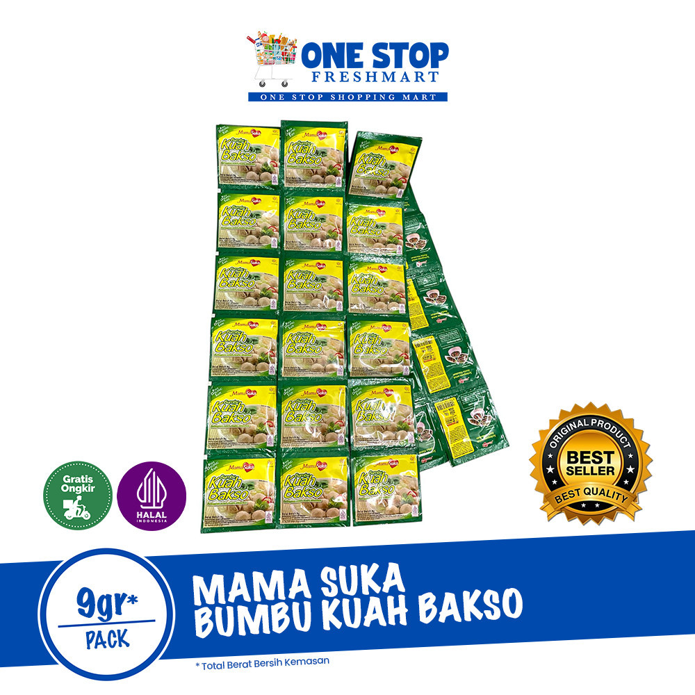 

MAMASUKA BUMBU KUAH BAKSO 8GR (ISI 12PCS)