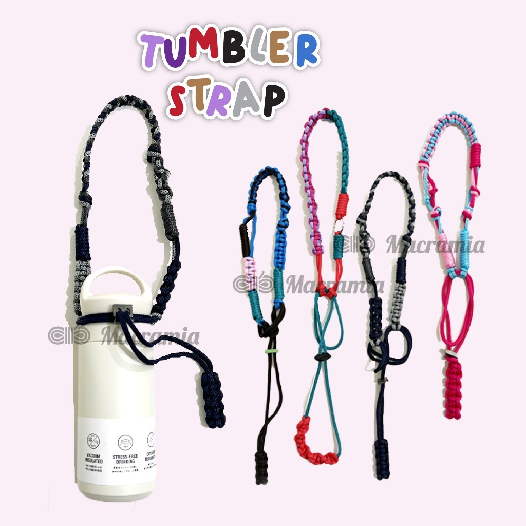 [TERMURAH] STRAP BOTOL TUMBLER Macrame | Strap Botol Minum | Strap Botol Corkcicle |Tumbler Starbuck