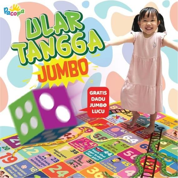 [PACOPA] Ular Tangga JUMBO Mainan Anak Edukasi Ular Tangga Raksasa