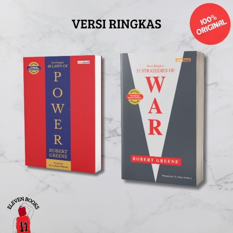 

Buku Original Versi Ringkas The 48 Laws of Power dan 33 Strategies of War - Robert Greene (Renebook)