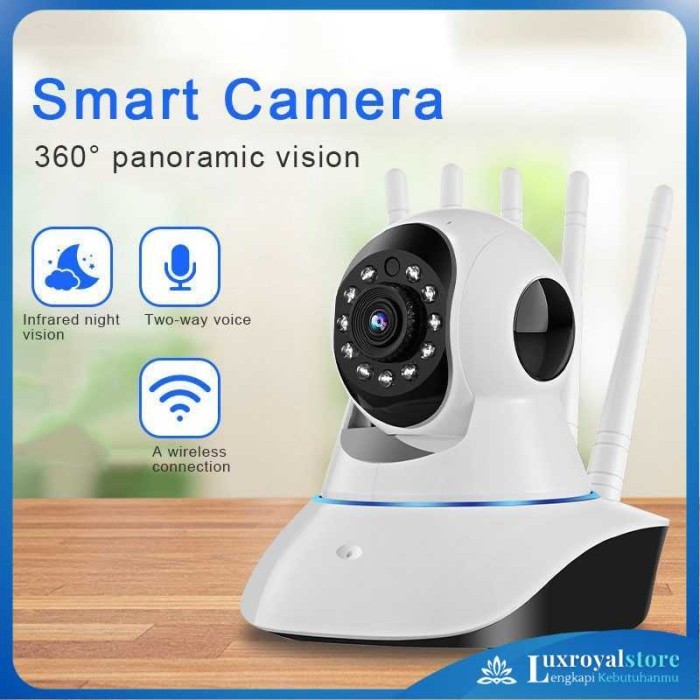 Kamera CCTV WiFi PTZ Smart Camera IR Sensor 480P XQ  - Luxroyalstore