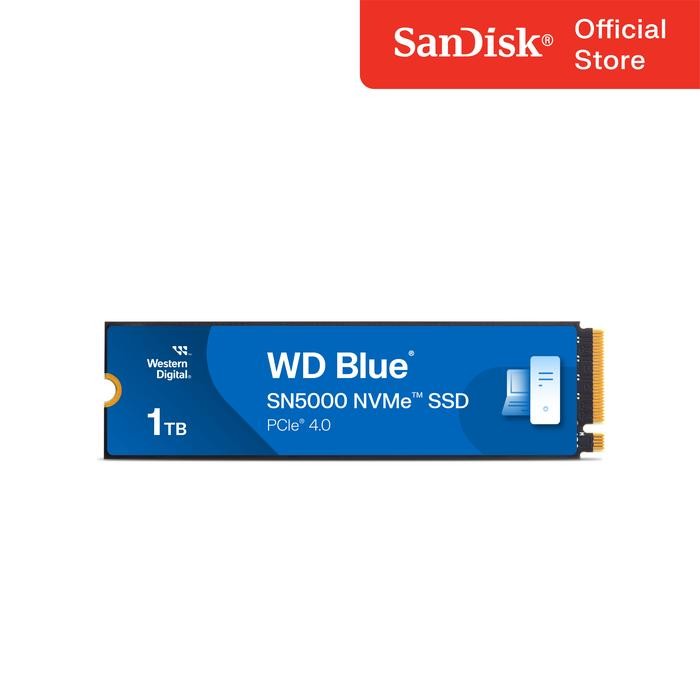 WD Blue SN5000 500GB 1TB 2TB - SSD M.2 NVMe PCIe Gen4 - 1TB