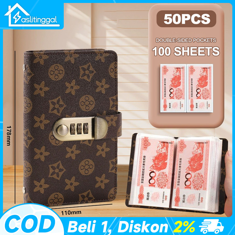 

Dompet Disiplin Polos Mini 100 Slot Uang/Dompet Wallet Displin Pintar Pengatur Keuangan Bulanan