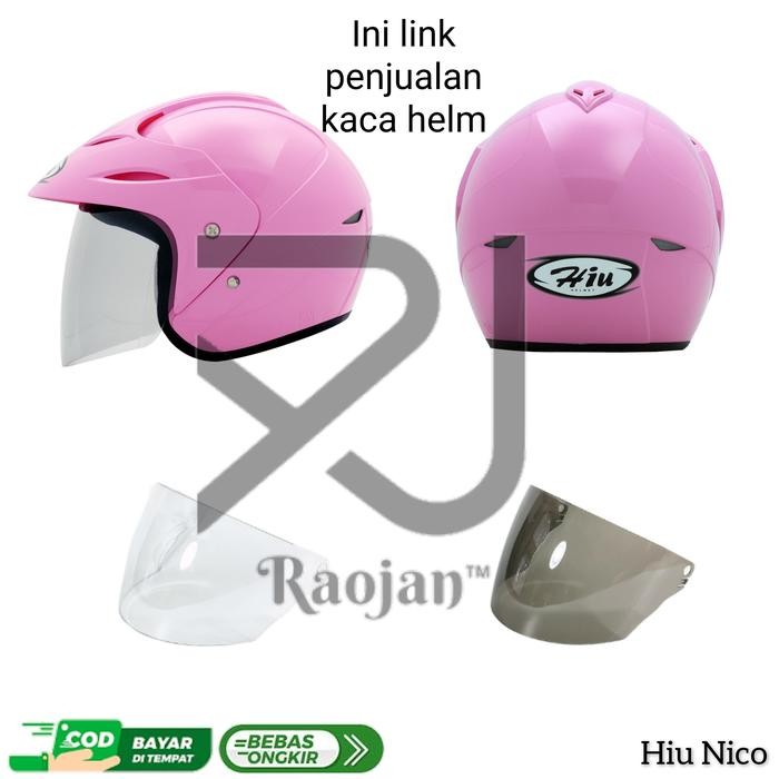 Kaca helm Hiu Nico Visor helm Hiu Nico