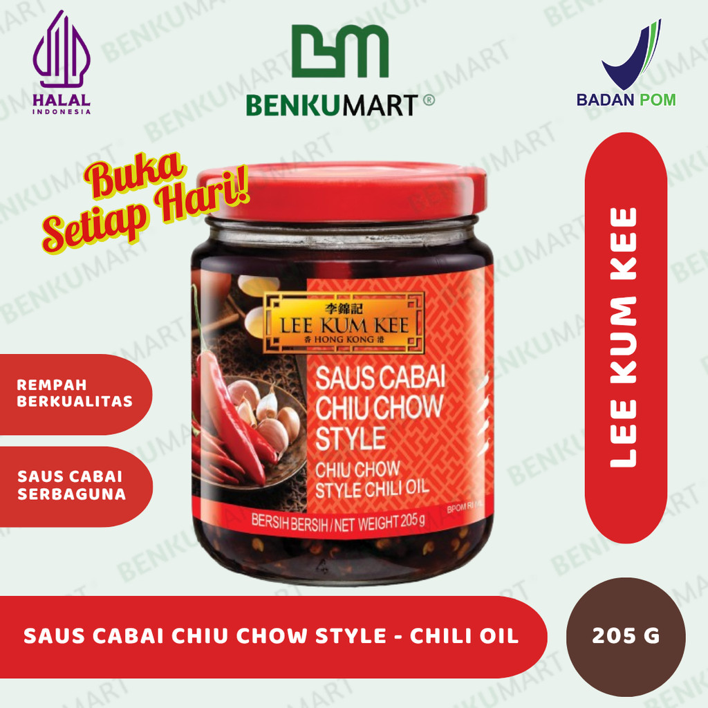 

Lee Kum Kee Minyak Cabai Chiu Chow Style Chili Oil 205 gr