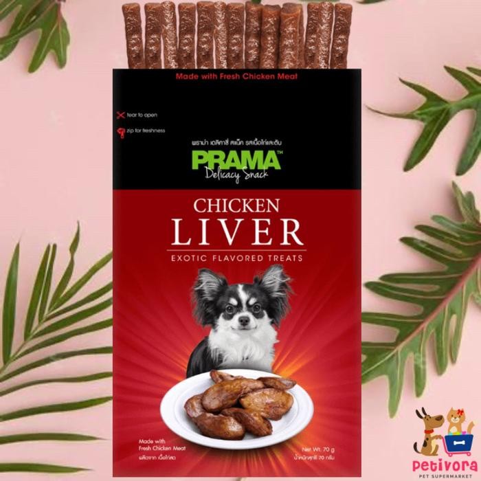 

PRAMA Snack Anjing Dog Treats Cemilan 70gr - Chicken Pate