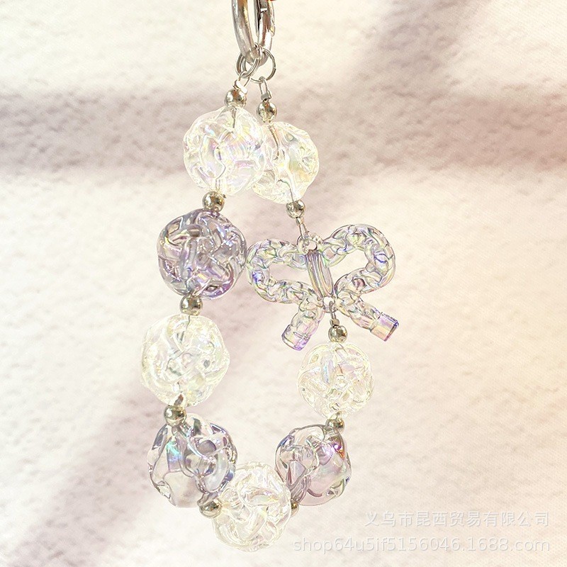 TALI GANTUNGAN HP/GANTUNGAN TAS KOREA/STRAP HP MATCHING COLOR BIG BALL GRADARASI/GANTUNGAN HP BOLA B