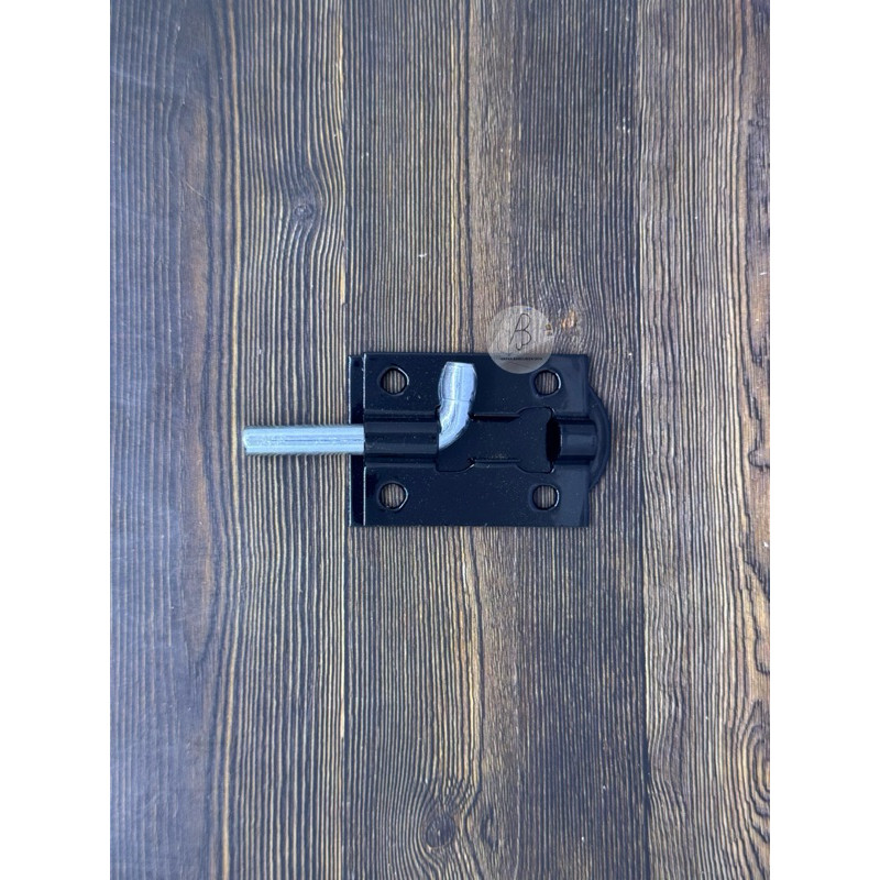 Grendel DOUBLE PLAT MURAH / Grendel Slot Kunci / Slot Jendela / Grendel Bulat Hitam / Slot Jendela /