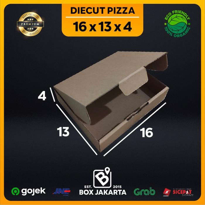 

KARDUS uk 16x13x4 CM Diecut Pizza Corrugated Packaging Box