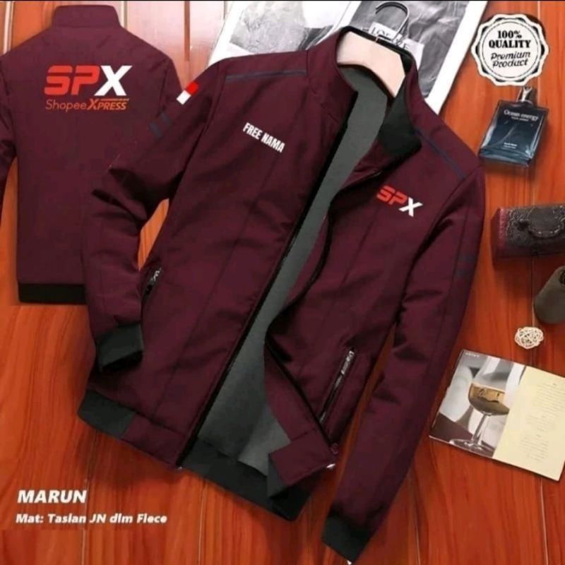 JAKET KURIR SPX EXPRESS / JAKET WINTER RUBBY / JAKET KURIR PAKET / JAKET DRIVER / SHOPEE EXPRESS / J