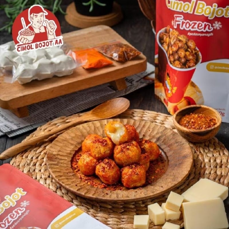 

Cimol Bojot AA Mozzarella Cimol Keju Terlaris Frozen Food Favorite Bernadya