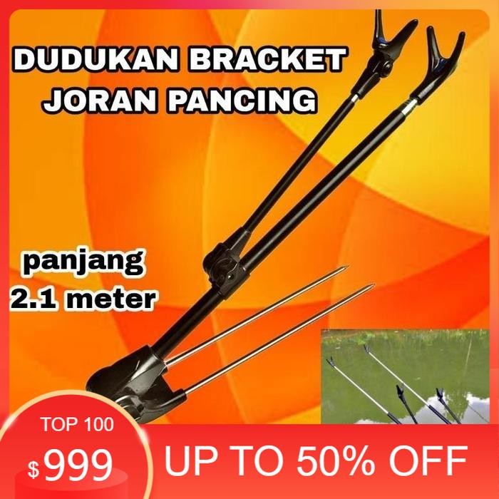 Bracket Dudukan Joran Tegek Jagrak Pancing Dudukan Tegek Braket Joran Dudukna Joran Joran Pancing - 