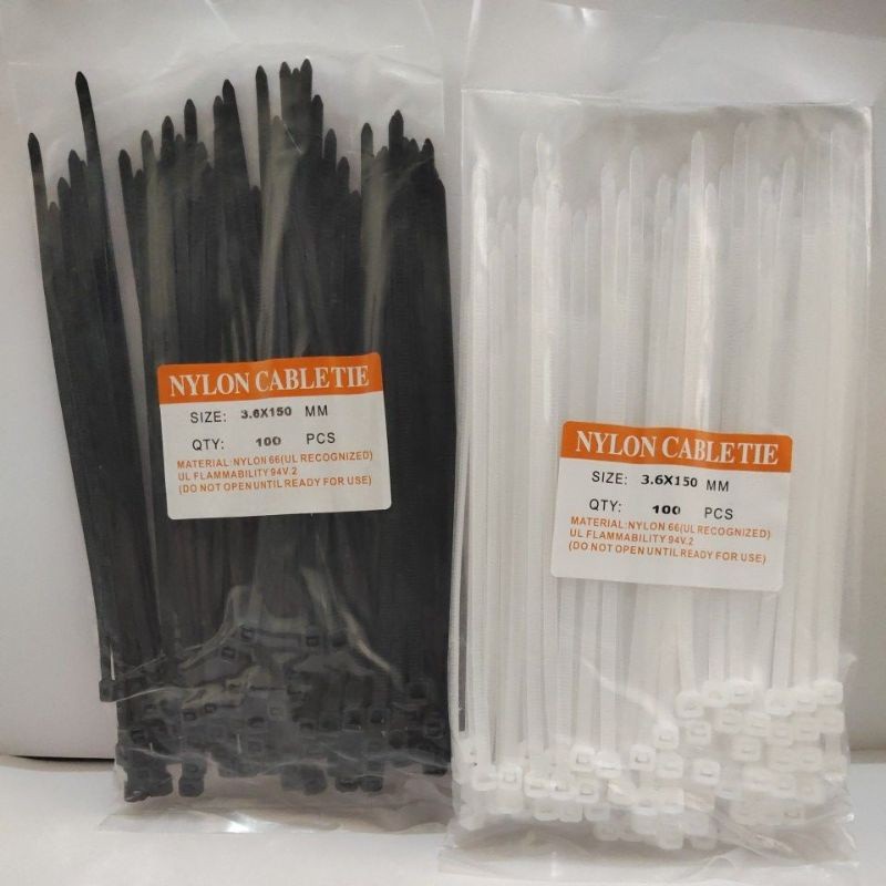 Kabel Ties 3.6x150 isi 100pcs,Nylon Cable Ties