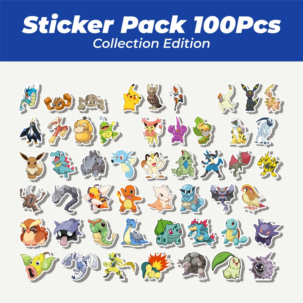 

Hot Stiker Kartun Pokémon Lucu Anti Air Stikers Berperekat Waterproof Sticker Decal Buat Motor Helm Buku Journal Koper Casing HP Laptop Botol Minum
