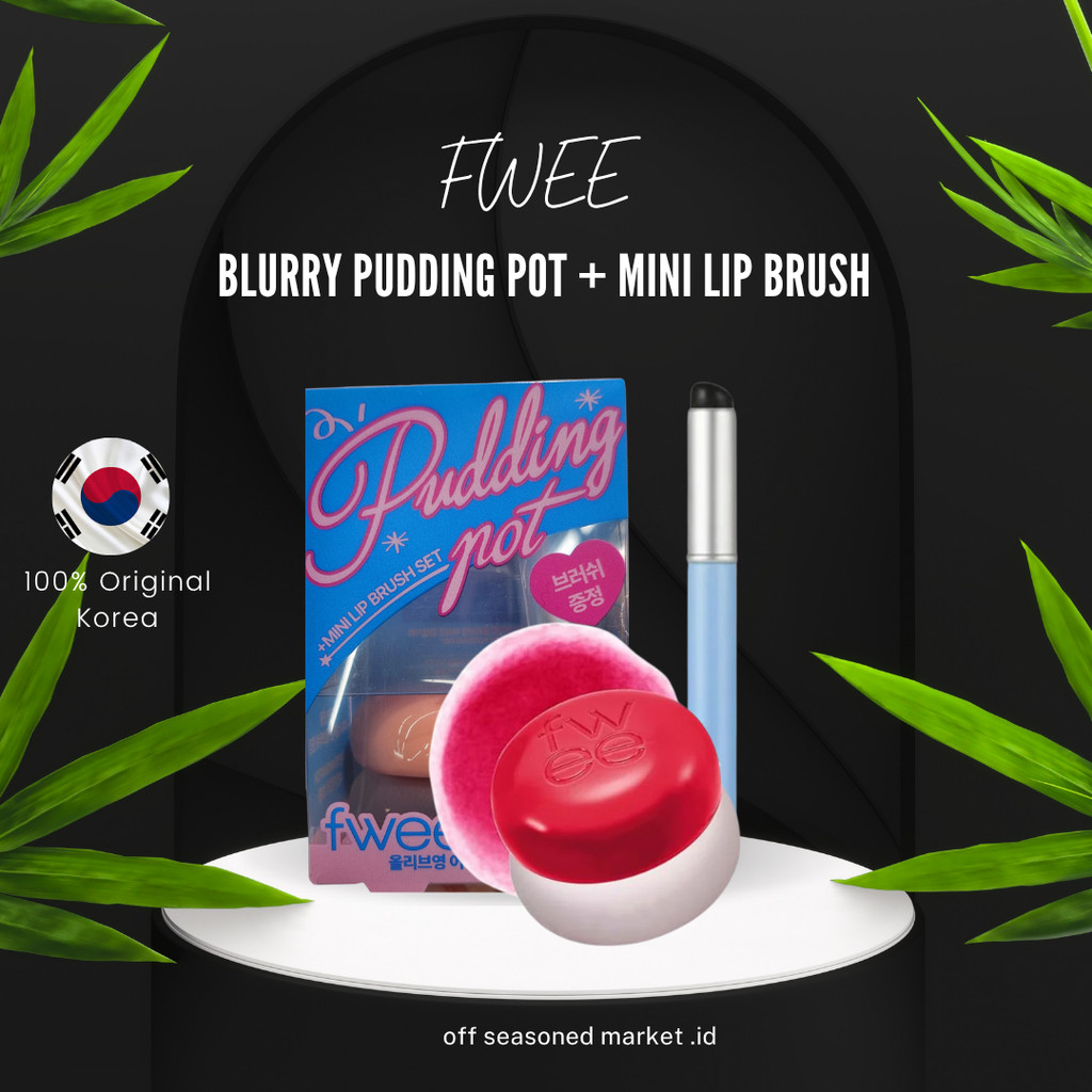 [READY - SET] Fwee Lip & Cheek Blurry Pudding Pot 60gr/ fwee lip pudding pot/ fwee blurry lip