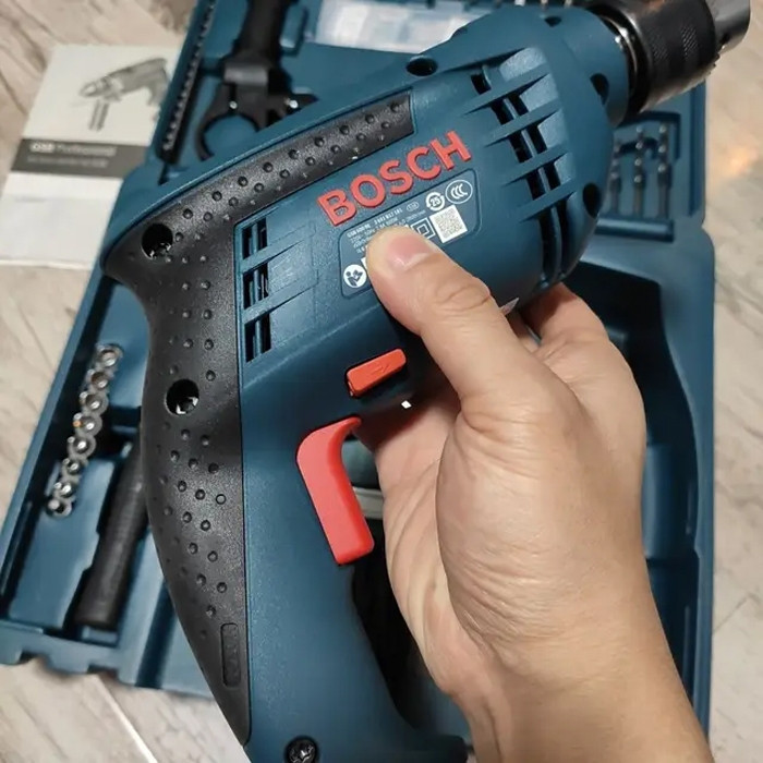 BOR BOSCH 13 MM GSB 600 BOLAK BALIK TERMURAH BOR TEMBOK BOSCH GSB600 MESIN BOR TANGAN LISTRIK BETON 