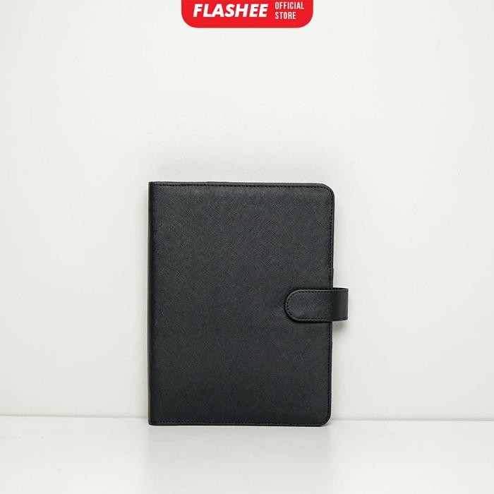

Flashee Binder Kulit Polos Eksklusif A5 20 Ring Buku Agenda Levi A5 Organizer Kulit Sintetis Cover Paper Stationery Multifungsi - Hitam Terlaris