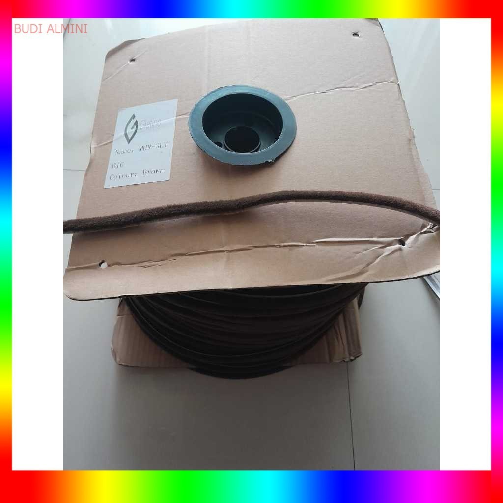 GLATINO MOHAIR Bulu Moher / Mohair Besar Merk Glatino - Warna Brown