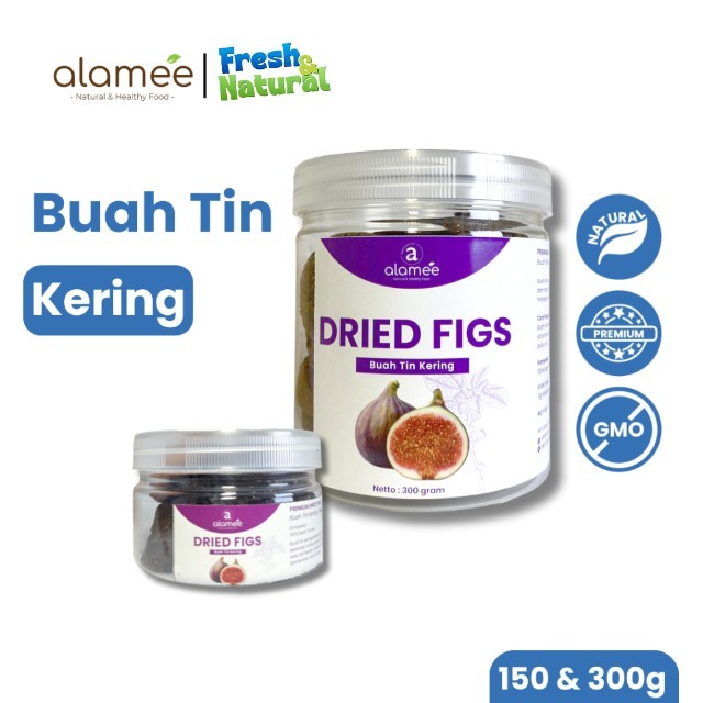 

ALAMEE Buah Tin Kering Cemilan Buah Sehat Dried Figs Buah Ara Kering Rendah Kalori fresh and natural