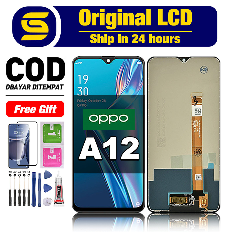Lcd Oppo A12 Original Touchscreen Fullset Ori Asli COD