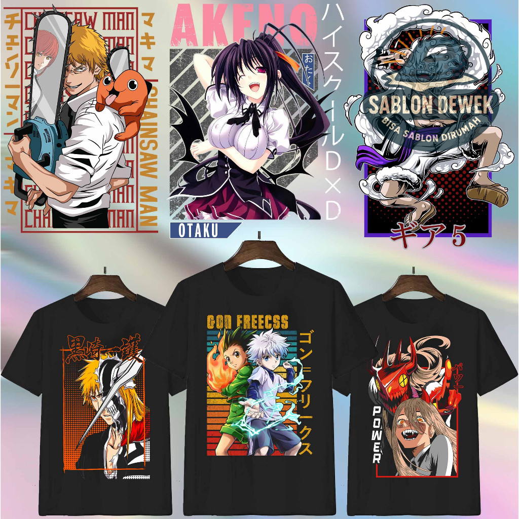 

SABLON Sticker DTF Ukuran A3 TEMA Anime Random V1