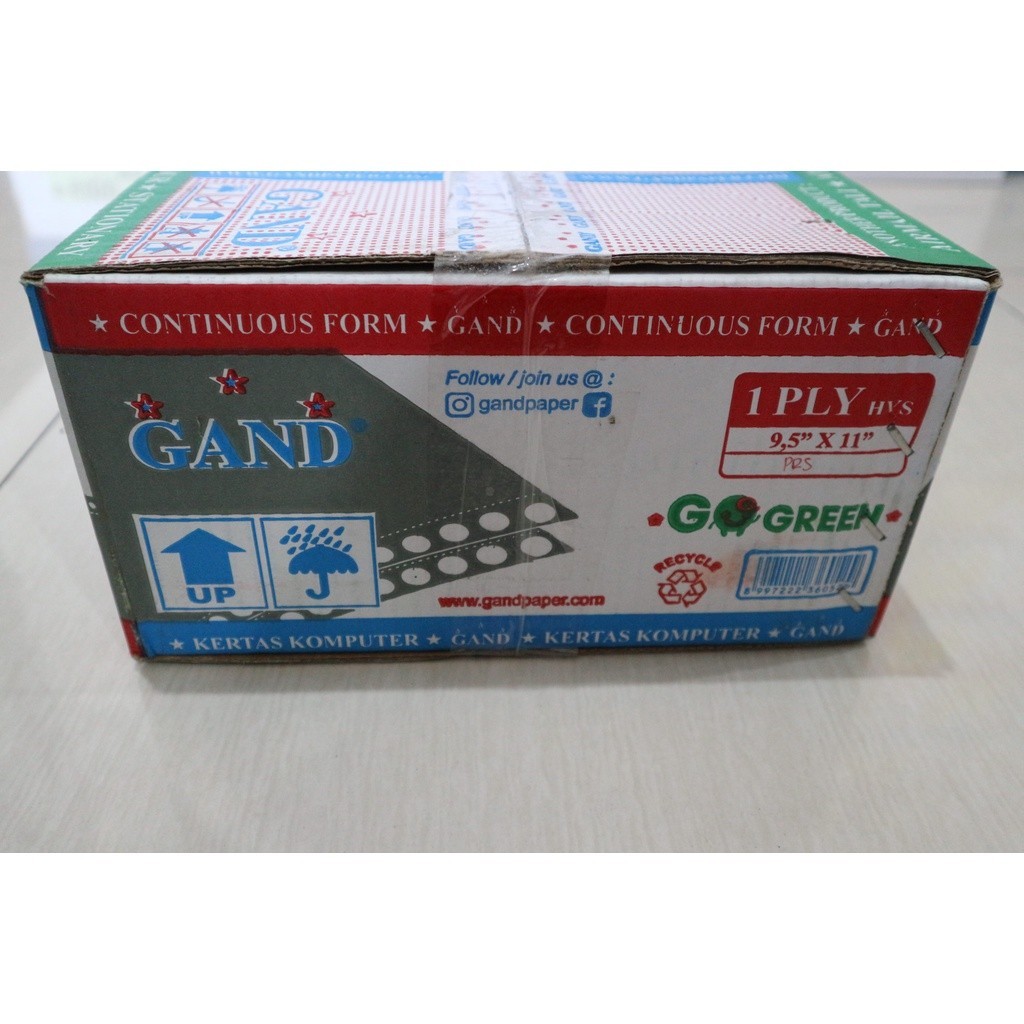

Gand Continuous Form 1PLY PRS 9,5"X11" Murah