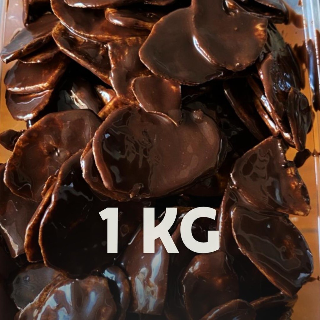 

[ 1KG/500GR/250GR ] Keripik Pisang Coklat Lumer Premium / Chocolate Banana Chips / Keripik Pisang Coklat Lumer / Kripik Pisang Lumer Box 500ml 100gr Camilan Manis