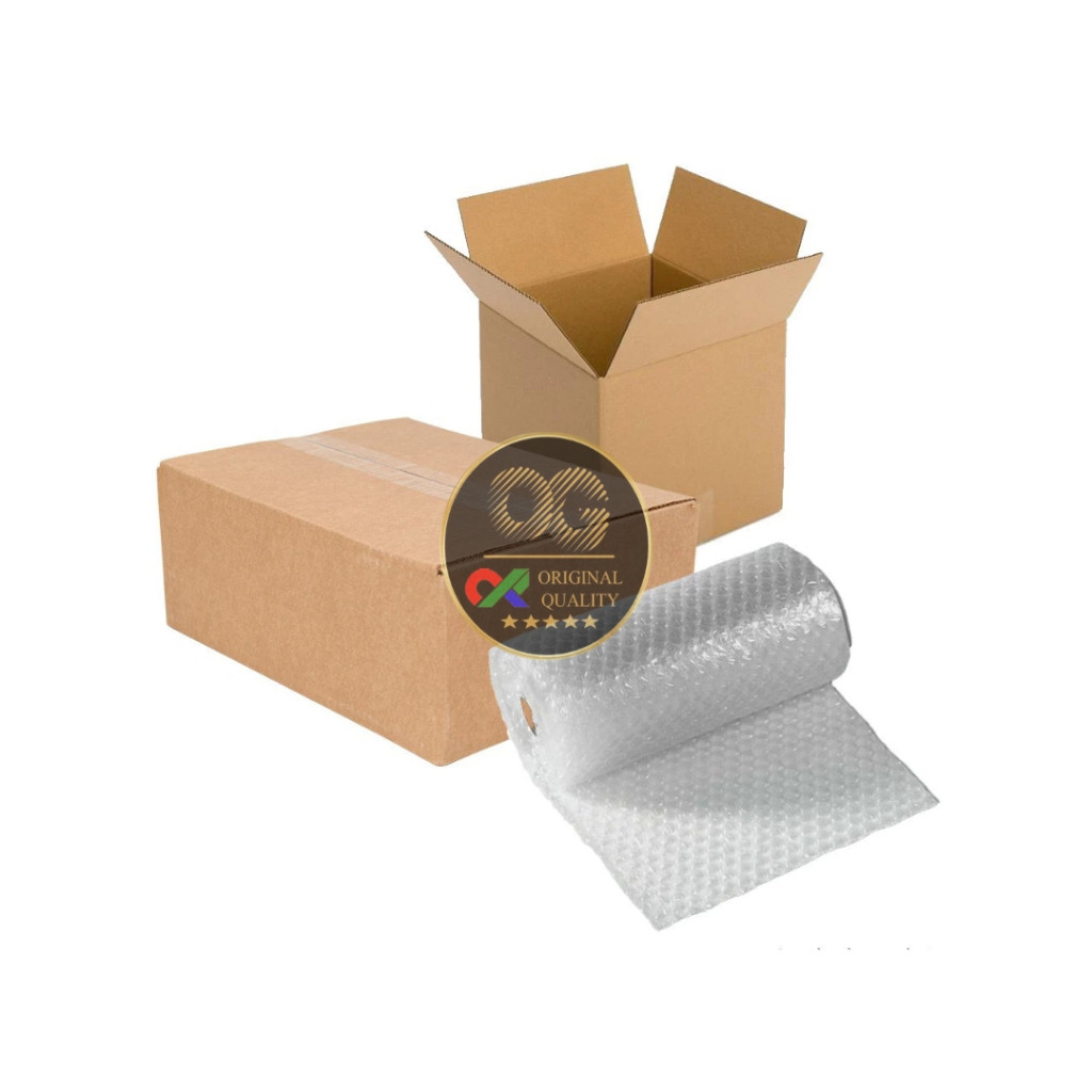 

PACKING TAMBAHAN BUBBLE WRAP DAN KARDUS