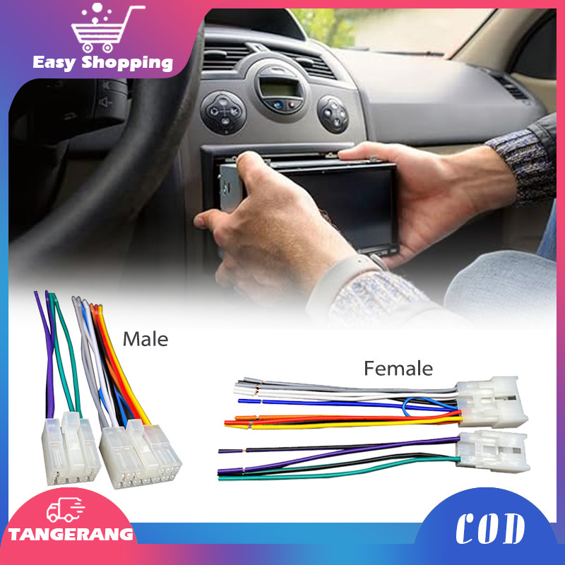 Soket Audio Mobil Unit Mobil Male Female Soket Audio Toyota Socket Audio Untuk Toyota Avanza Innova 