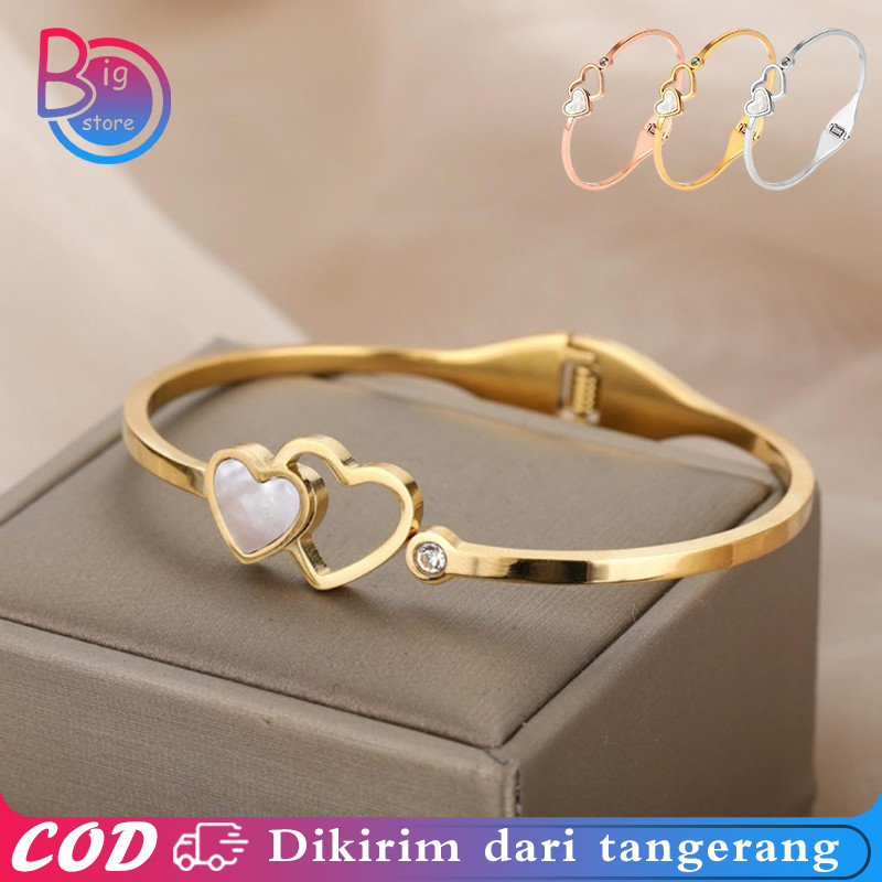 Gelang Wanita Estetik Gelang Hati Gelang Cantik Wanita Gelang Wanita Elegan Gelang Tangan Wanita Gel