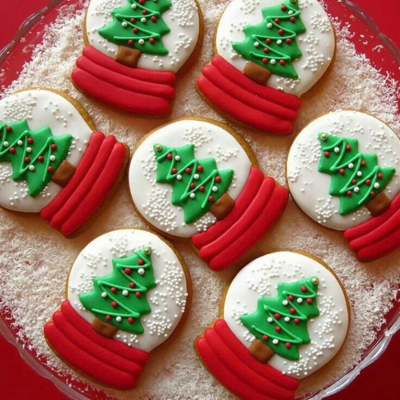 

Christmas Cookies Snowball (Xmas / Kukis Natal Collection) - Sugar Cookies / Decorated Cookies / Kukis Hias