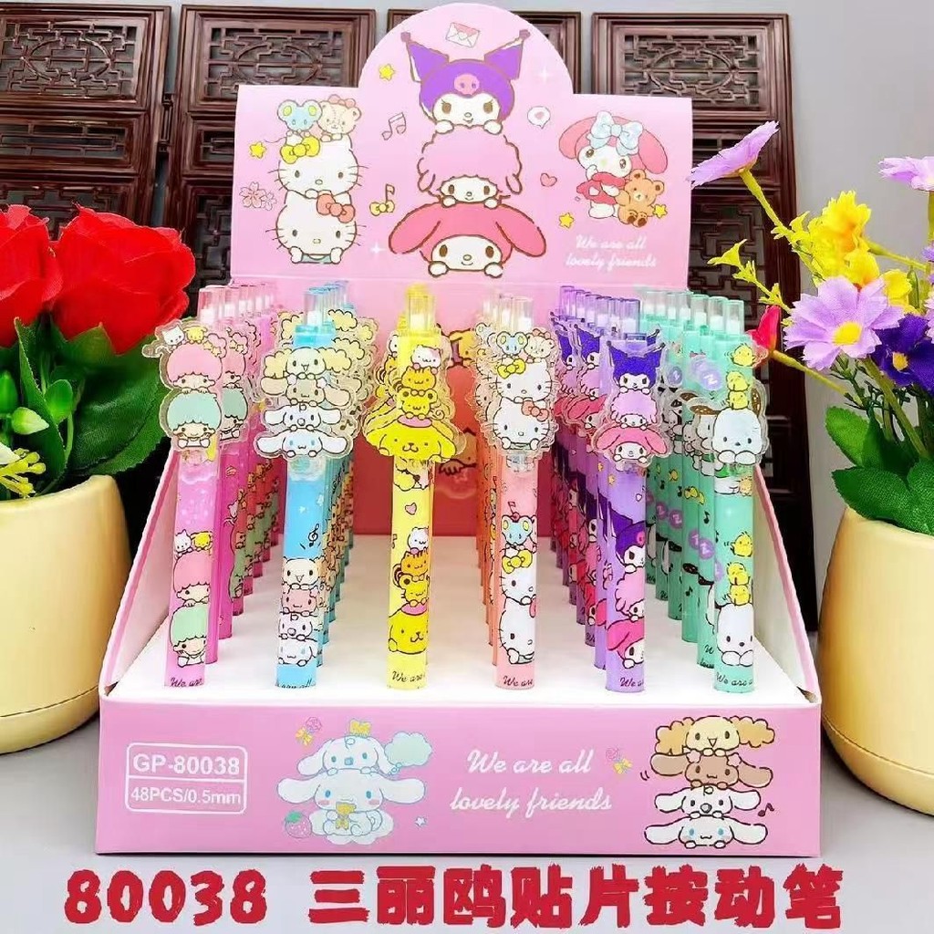 

Littlelove Pulpen Anak Karakter Sanrio / Pena Cair Sekolah / Pena Klip Anak Sekolahan / Bolpen Gel 0,5mm / Pen Karakter Anak Sekolah / Hampers Unik Lucu