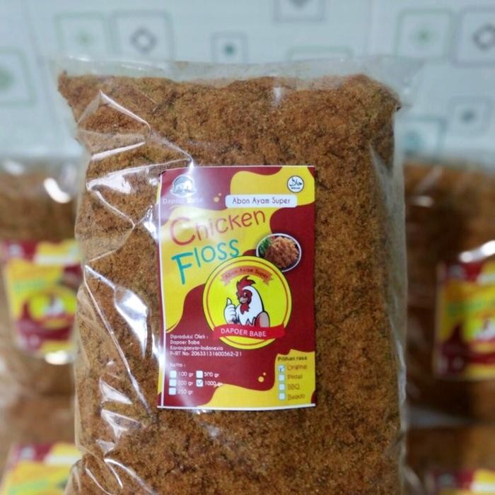 

Abon ayam dapoer babe kemasan 1 kg - Bbq, 100.000, 100.000