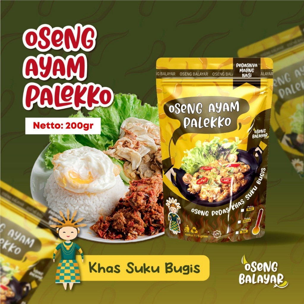 

AYAM PEDAS PALEKKO BY OSENG BALAYAR | LAUK SIAP SAJI | FROZEN FOOD | MAKANAN PEDAS | AYAM PALEKO