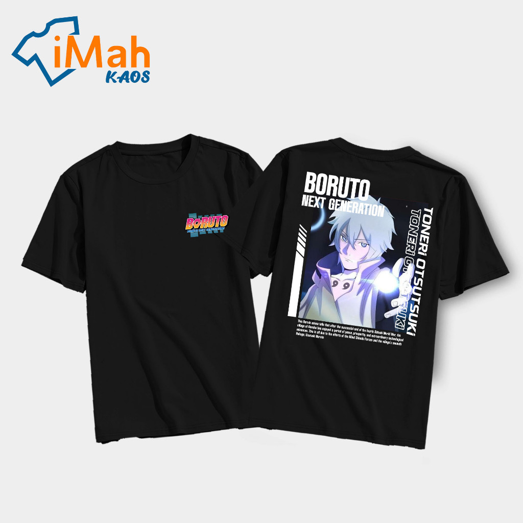 Housemith - KAOS ANIME BORUTO [ Toneri Otsutsuki ] - Kaos Anime BORUTO Pria & Wanita | Kaos Distro J