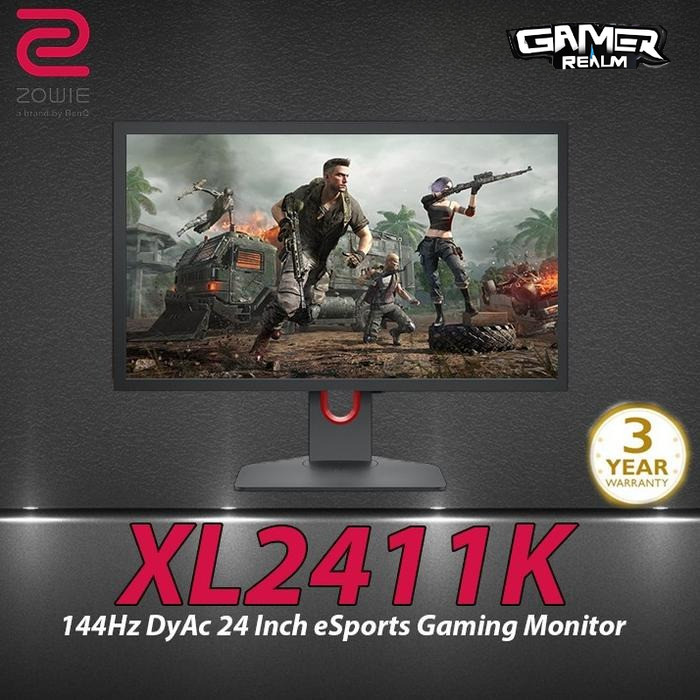 BenQ Zowie XL2411K 24 Inch 144Hz 1ms FHD DyAc eSports Gaming Monitor