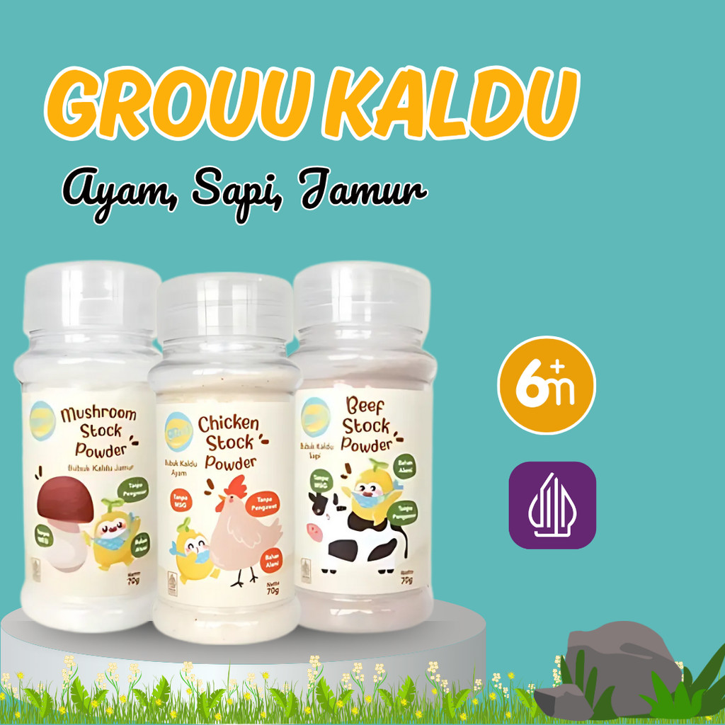 

Grouu Kaldu MPASI Alami – Kaldu Ayam, Sapi, Jamur | Tanpa MSG & Pengawet, MPASI Sehat