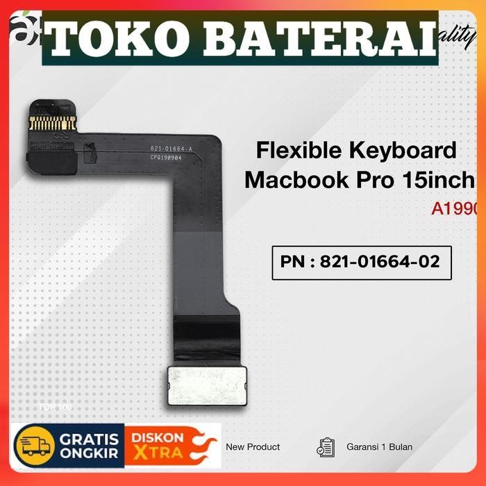 Flexible Keyboard Macbook Pro 15" A1990 2018 - 2019