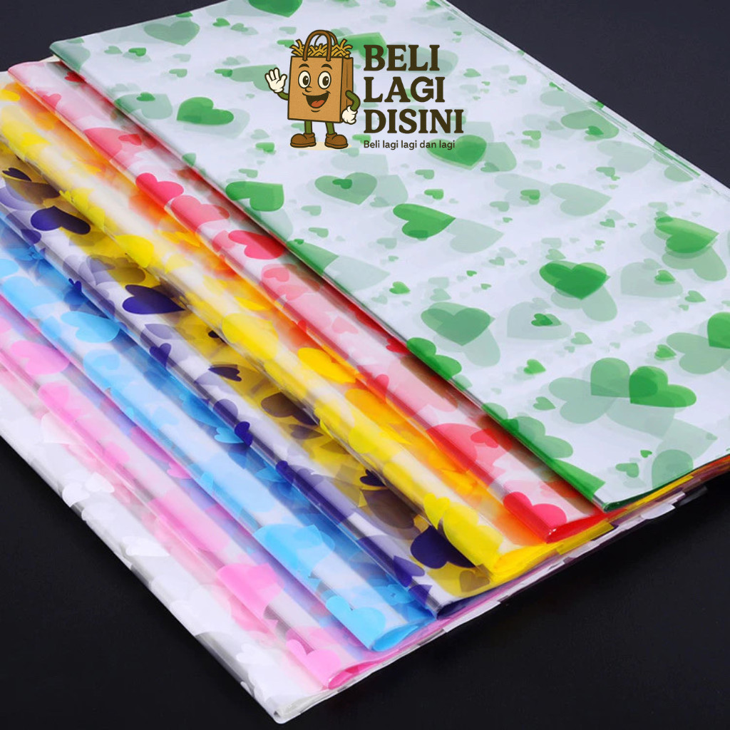 

(ISI 10pcs) Plastik OPP Lembaran Parcel Motif 80x60 cm / Plastik Bingkisan / Plastik Kaca Motif Tipis / Plastik Tumpeng / Souvenir Suvenir Lembaran / Bungkus Kado Hadiah