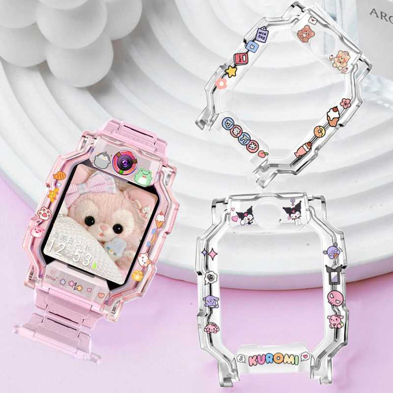 Sanrio Print Soft Case Bumper Imoo Z1/Z1y/Q1/Q1y Smart Watch Pelindung Anti Guncangan Casing Kartun 